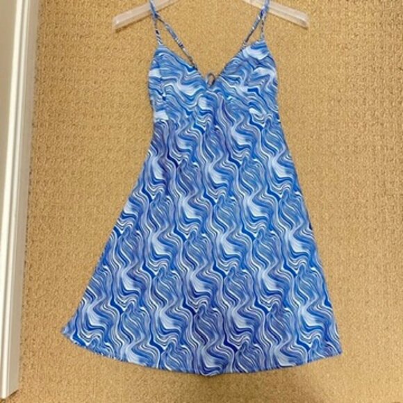 Forever 21 Psychedelic Print Mini Dress Blue – XS - Picture 13 of 16